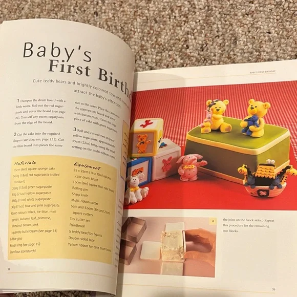 Celebration Cakes Book with Red Roses - Picture 8 of 8